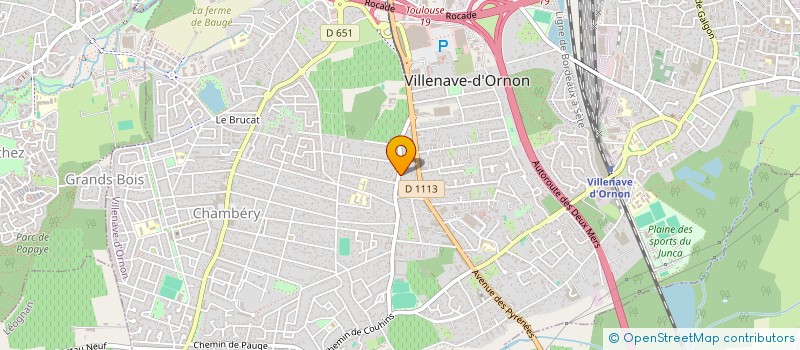 localisation de l'entreprise FULLFER33 à VILLENAVE-D'ORNON