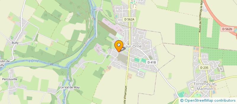 localisation de l'entreprise FULLFORT (FF)  MAY-SUR-ORNE