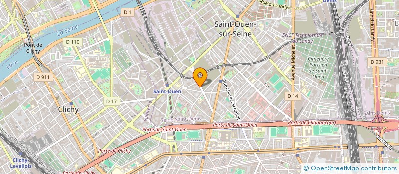 localisation de l'entreprise FULLFRAME  SAINT-OUEN-SUR-SEINE