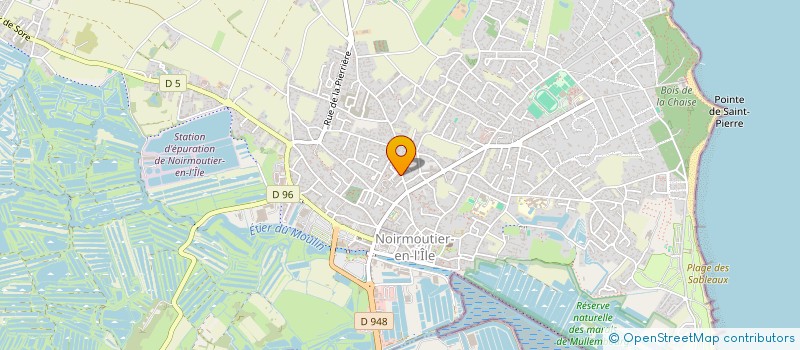 localisation de l'entreprise FULLJET  NOIRMOUTIER-EN-L'ILE