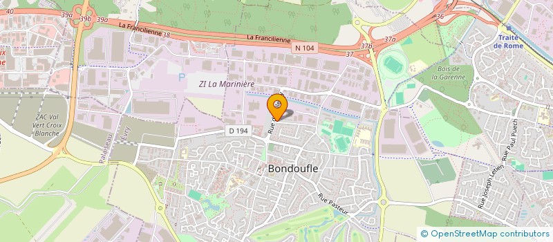 localisation de l'entreprise FULLNESS à BONDOUFLE