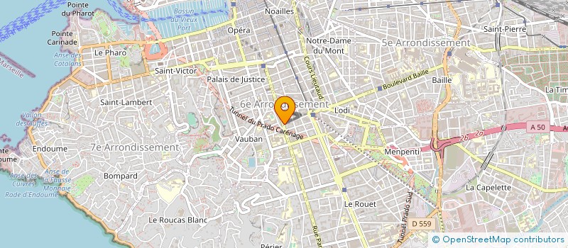 localisation de l'entreprise FULLOPTIC à MARSEILLE