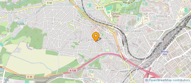 localisation de l'entreprise FULLPAIE à PALAISEAU