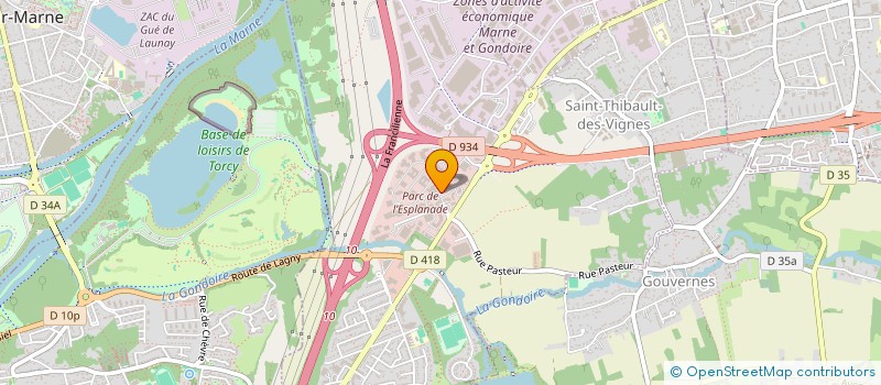 localisation de l'entreprise FULLPRINT  SAINT-THIBAULT-DES-VIGNES