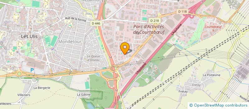 localisation de l'entreprise FULLSCALE à LES ULIS