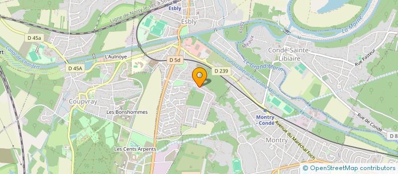 localisation de l'entreprise FULLSPORT2 à ESBLY