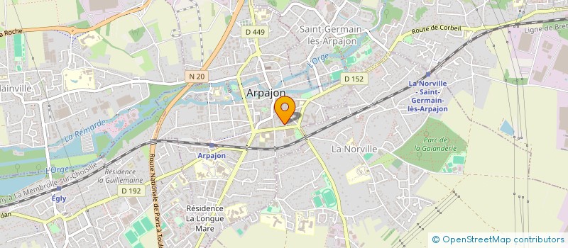 localisation de l'entreprise FULLSTOCK à ARPAJON