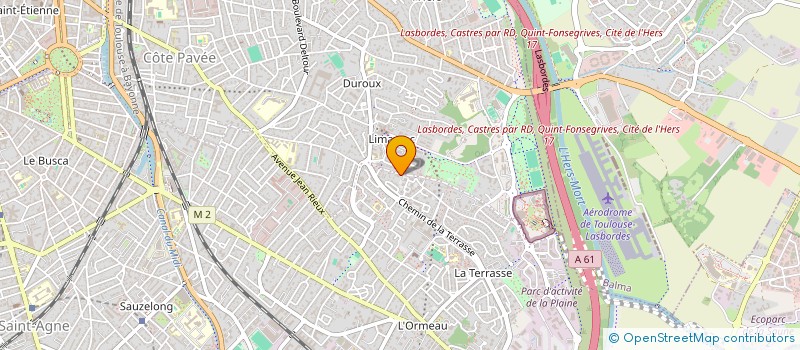 localisation de l'entreprise FULLSUN ENERGIE PHOTOVOLTAIQUE à TOULOUSE