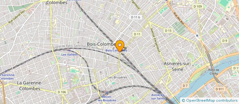 localisation de l'entreprise FULLTAALI à BOIS-COLOMBES