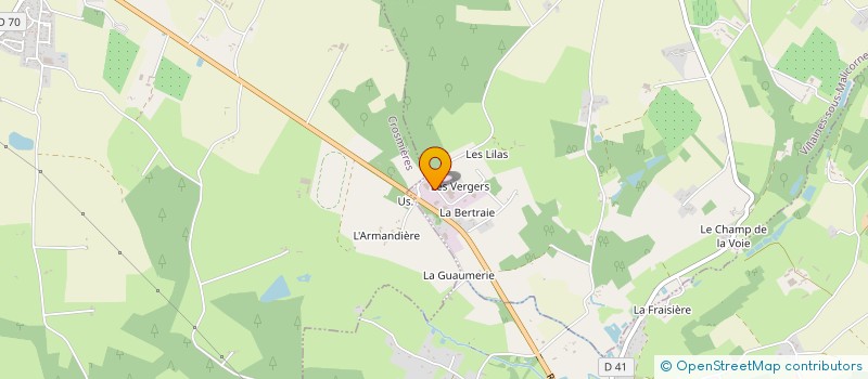 localisation de l'entreprise FULLTECH à VILLAINES-SOUS-MALICORNE
