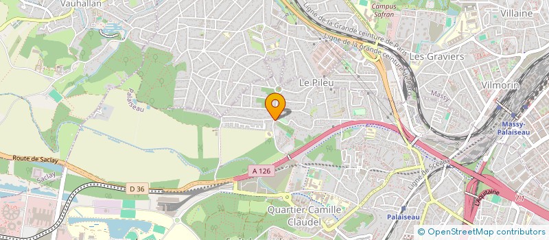 localisation de l'entreprise FULLTOP CARS à PALAISEAU