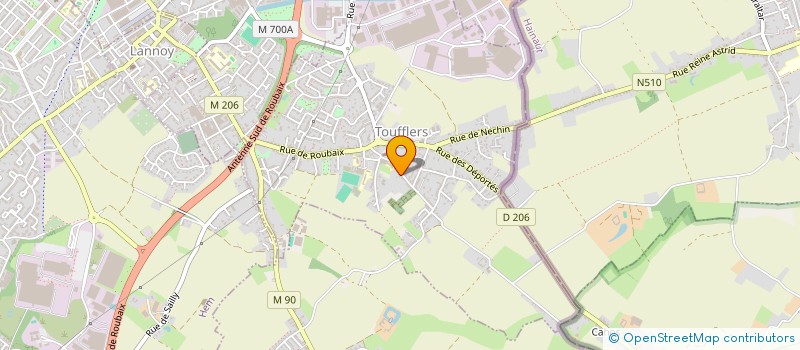 localisation de l'entreprise FULLTRASH HOLDING  TOUFFLERS