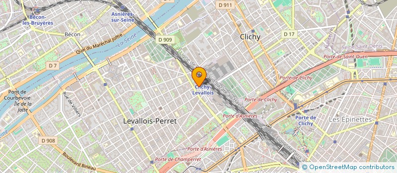 localisation de l'entreprise FULLVISION CONSULTING à LEVALLOIS-PERRET
