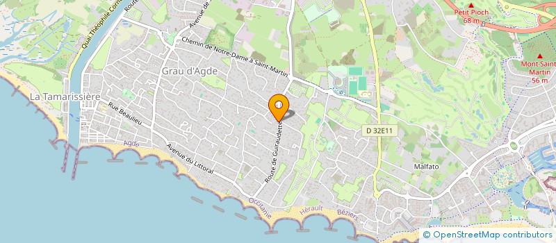 localisation de l'entreprise FULLYCAP  AGDE