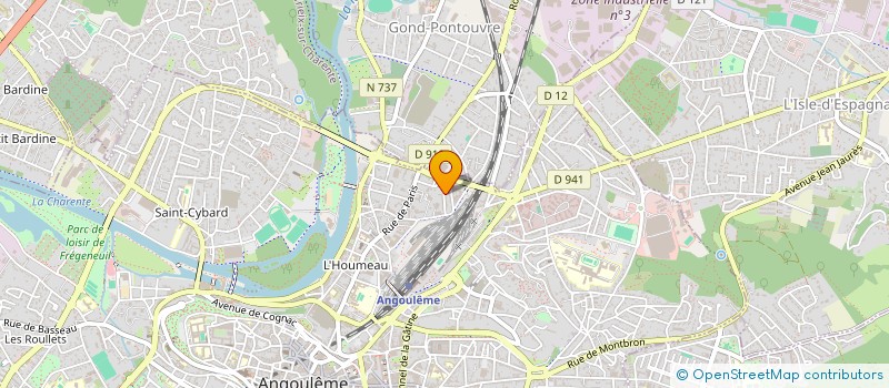 localisation de l'entreprise FULMINET FRANCOIS à ANGOULEME