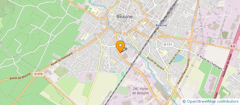 localisation de l'entreprise FULONG à BEAUNE