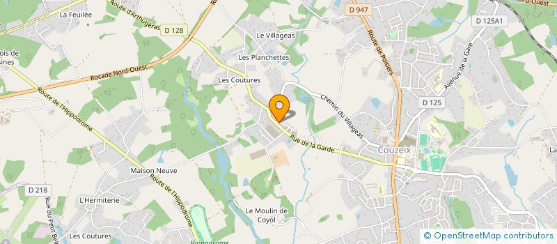 localisation de l'entreprise FULTON à COUZEIX