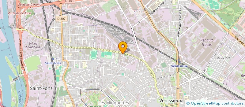 localisation de l'entreprise FULTON DS  VILLEURBANNE