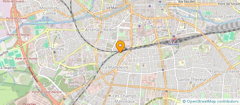 localisation de l'entreprise FUMAN à RENNES