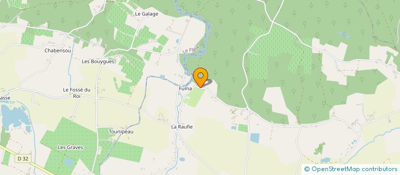 localisation de l'entreprise FUMAS  SAINT-PIERRE-D'EYRAUD