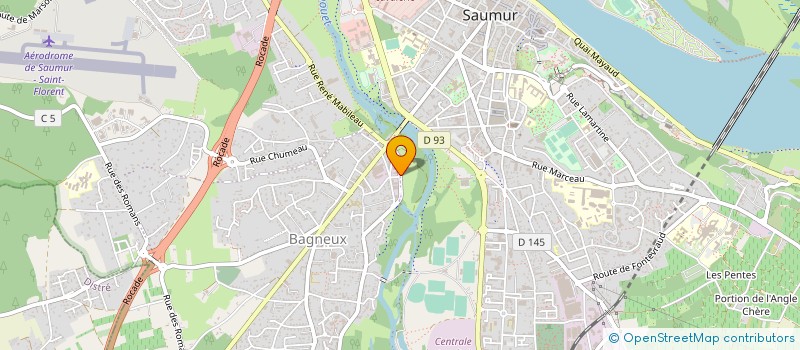 localisation de l'entreprise FUME D'ICI  SAUMUR