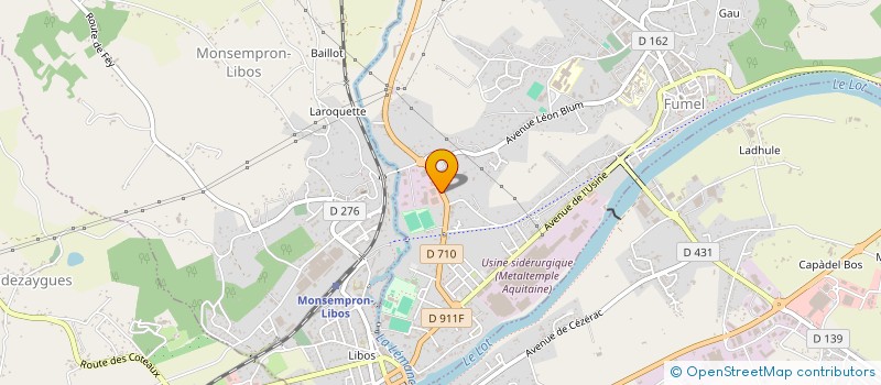 localisation de l'entreprise FUMEL à FUMEL