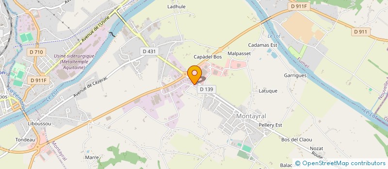 localisation de l'entreprise FUMEL CONTROLE AUTO à MONTAYRAL