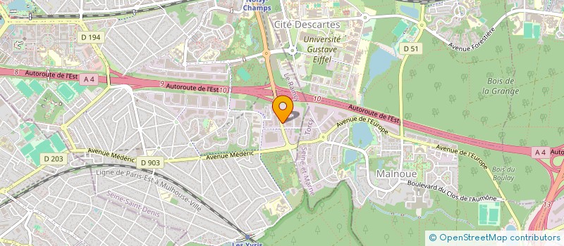 localisation de l'entreprise FUMINORD à NOISY-LE-GRAND