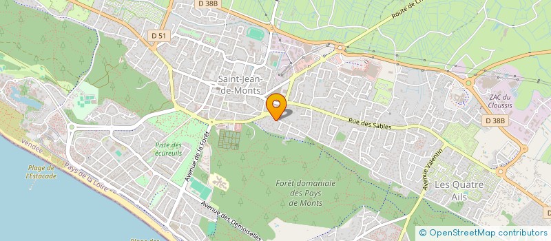 localisation de l'entreprise FUMORI  SAINT-JEAN-DE-MONTS