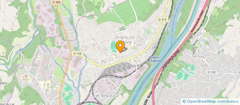 localisation de l'entreprise FUMSECK  GRIGNY-SUR-RHONE