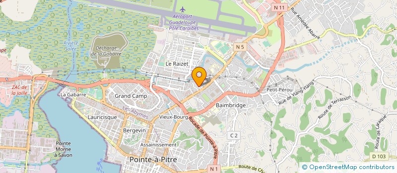 localisation de l'entreprise FUN AUTO à LES ABYMES