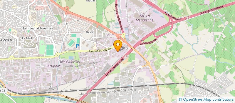 localisation de l'entreprise FUN BIKE  VILLENEUVE-LES-BEZIERS