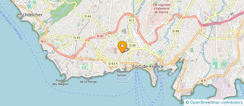 localisation de l'entreprise FUN BISE VOILE  FORT-DE-FRANCE