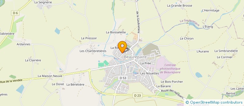 localisation de l'entreprise FUN BOWLING 85 à LES HERBIERS