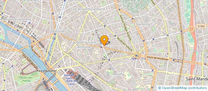 localisation de l'entreprise FUN CARD COMM à PARIS
