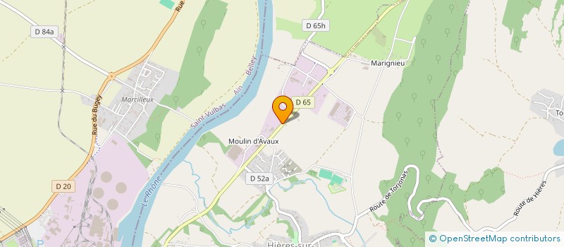 localisation de l'entreprise FUN CARS CLUB DU RHONE  HIERES-SUR-AMBY