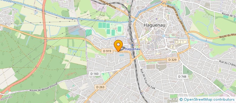 localisation de l'entreprise FUN CENTER  HAGUENAU