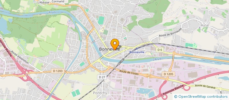 localisation de l'entreprise FUN COIFFURE H&R  BONNEVILLE