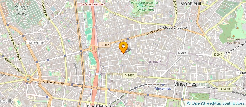 localisation de l'entreprise FUN. COM à MONTREUIL