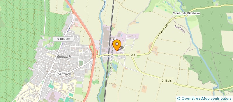 localisation de l'entreprise FUN'CYCLES MOTOS ET QUADS  ROUFFACH