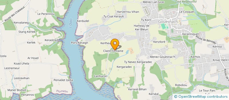 localisation de l'entreprise FUN DISTRI  GOUESNACH