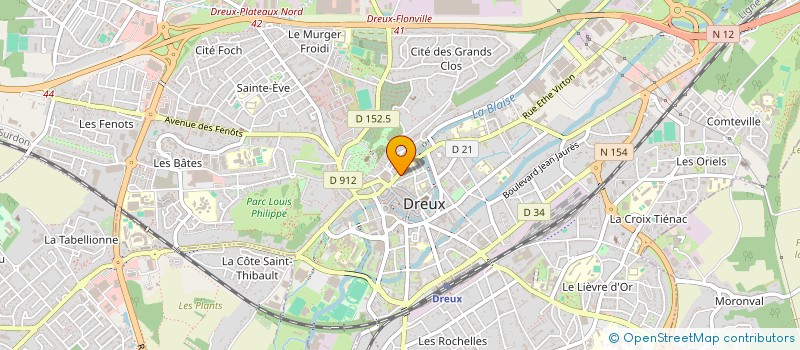 localisation de l'entreprise FUN EN BULLE à DREUX
