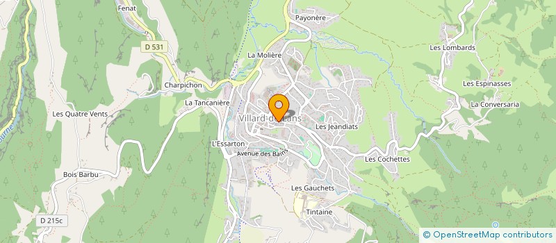 localisation de l'entreprise FUN ET FOLIE  VILLARD-DE-LANS