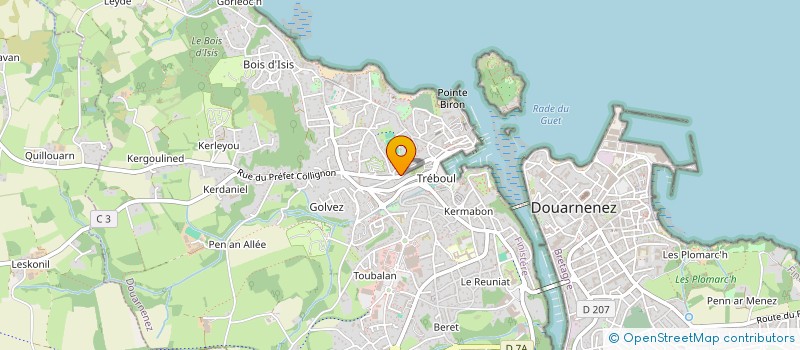 localisation de l'entreprise FUN EVASION à DOUARNENEZ