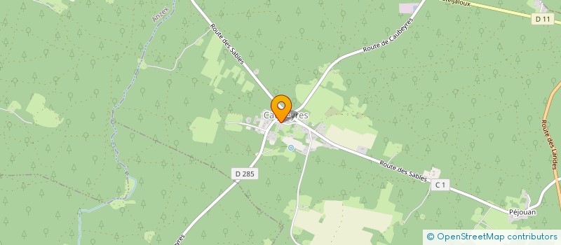 localisation de l'entreprise FUN FAIR INVADER  CAUBEYRES