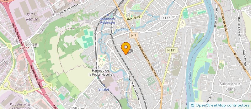 localisation de l'entreprise FUN&FIT à CORBEIL-ESSONNES