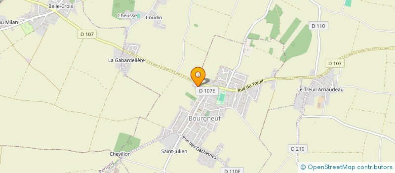 localisation de l'entreprise FUN  & FREAK  BOURGNEUF