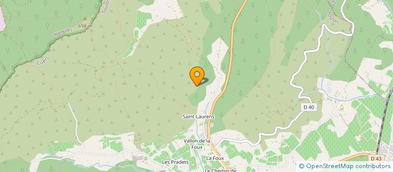 localisation de l'entreprise FUN GAME SPORTS ET LOISIRS (FGSL)  CUERS