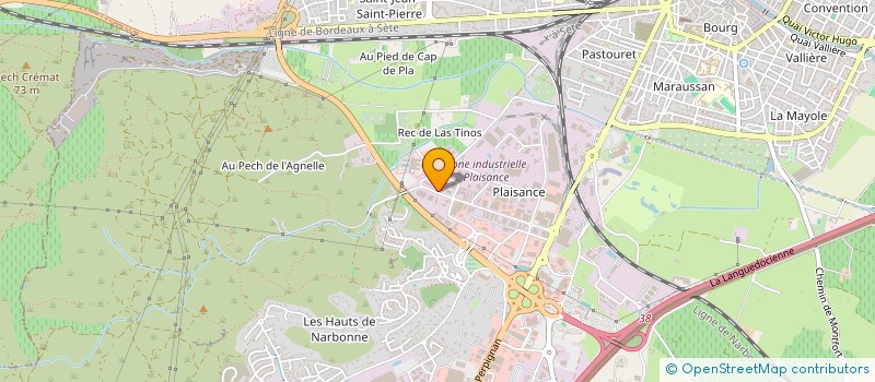 localisation de l'entreprise FUN LOISIRS  NARBONNE