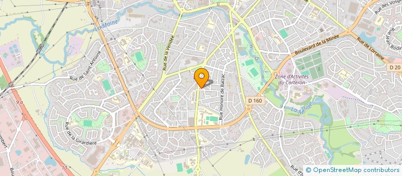 localisation de l'entreprise FUN MEDIALOISIRS à CHOLET